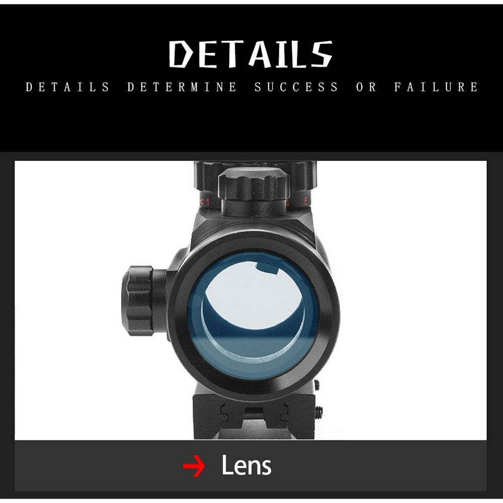 ต้นฉบับ 1x40 5 MOA Red Dot Sight กระจกสะท้อนแสงเลนส์ขยาย Red Dot Optical Dot Light Scope พร้อมการติดตั้ง 11 มม. / 20 มม
